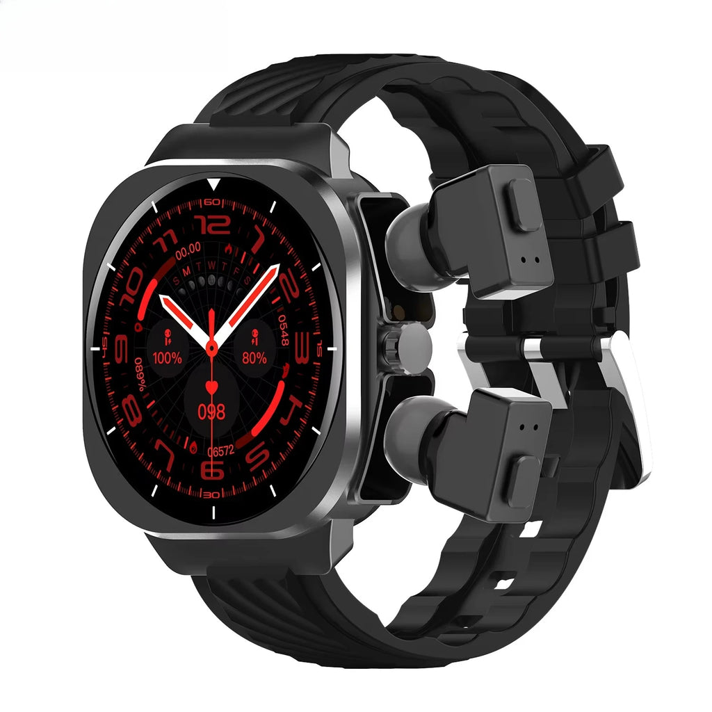 Z19 2 IN1 TWS Earphones Smartwatch Men 2025 Outdoor Relojes Inteligentes Sleep Fitness Tracker Smart Watch with Earbuds 2 in 1