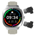 Z19 2 IN1 TWS Earphones Smartwatch Men 2025 Outdoor Relojes Inteligentes Sleep Fitness Tracker Smart Watch with Earbuds 2 in 1