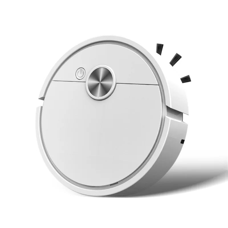 3 in 1 Robot Vacuum Rechargeable Sweeping Machine Strong Suction Compact Cleaning Machine for Pet Hair Stubborn Dirt
