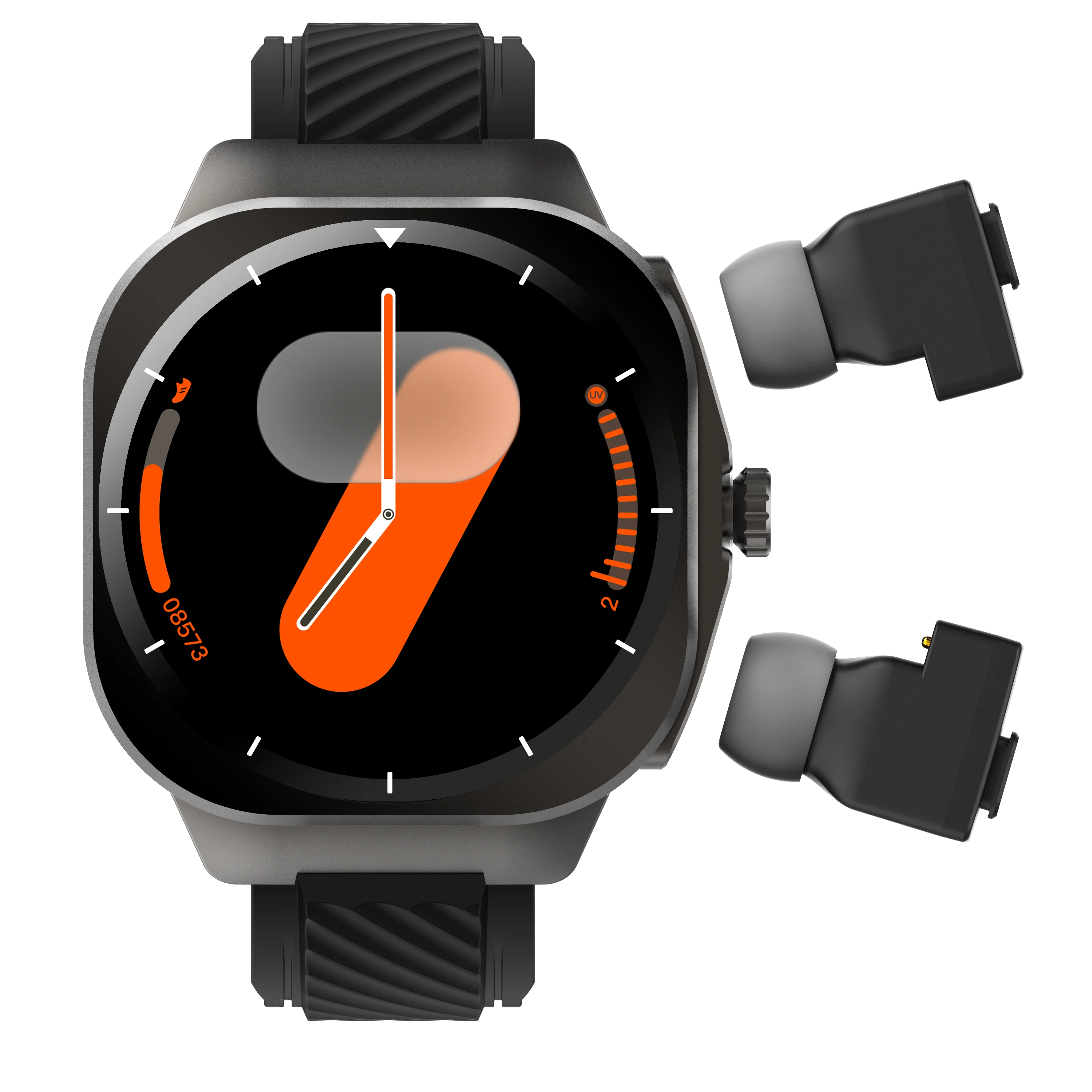 Z19 2 IN1 TWS Earphones Smartwatch Men 2025 Outdoor Relojes Inteligentes Sleep Fitness Tracker Smart Watch with Earbuds 2 in 1