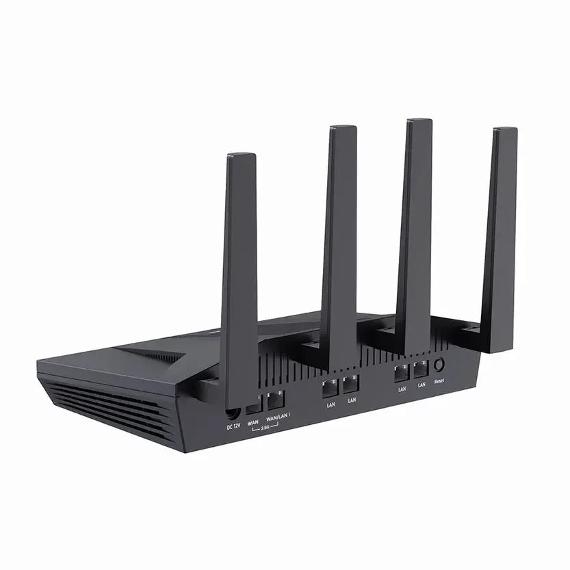 GL.iNet Flint 2 (GL-MT6000) enrutador doméstico yd oficina,tecnología Wi-Fi 6 de 8 transmisiones OpenWrt puertos Ethernetde2,5G