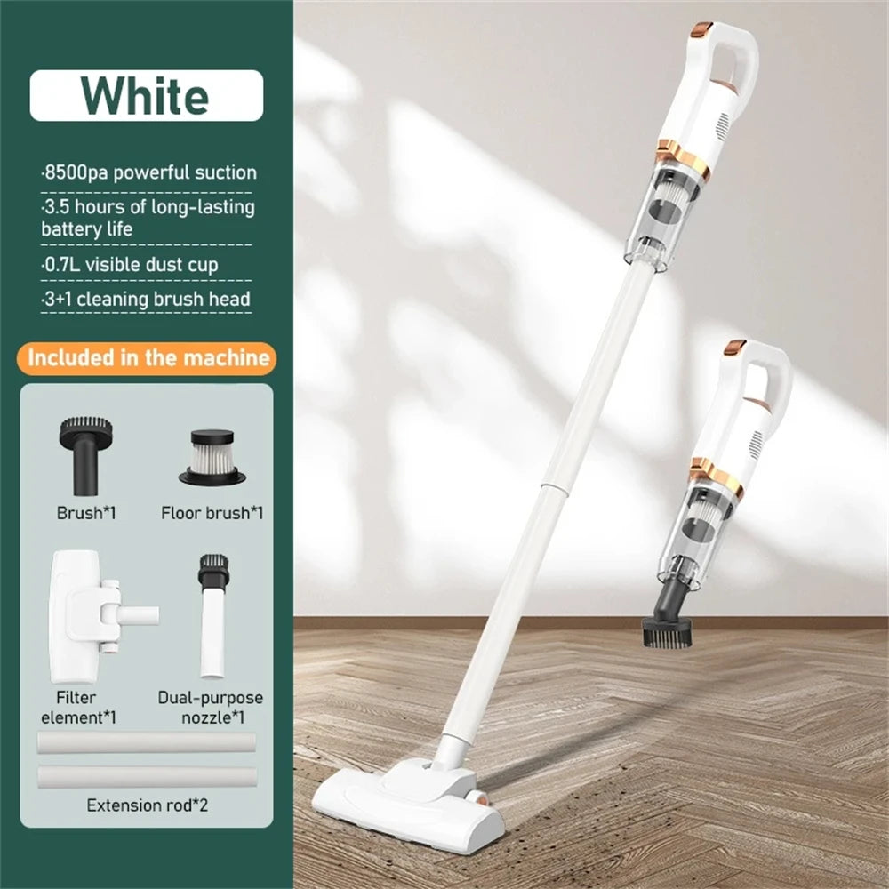 Handheld Wireless Vacuum Cleaner Strong Suction Water Sweeper Portable 2 In 1 Rechargeable Cleaning Robot Household  And Car Use