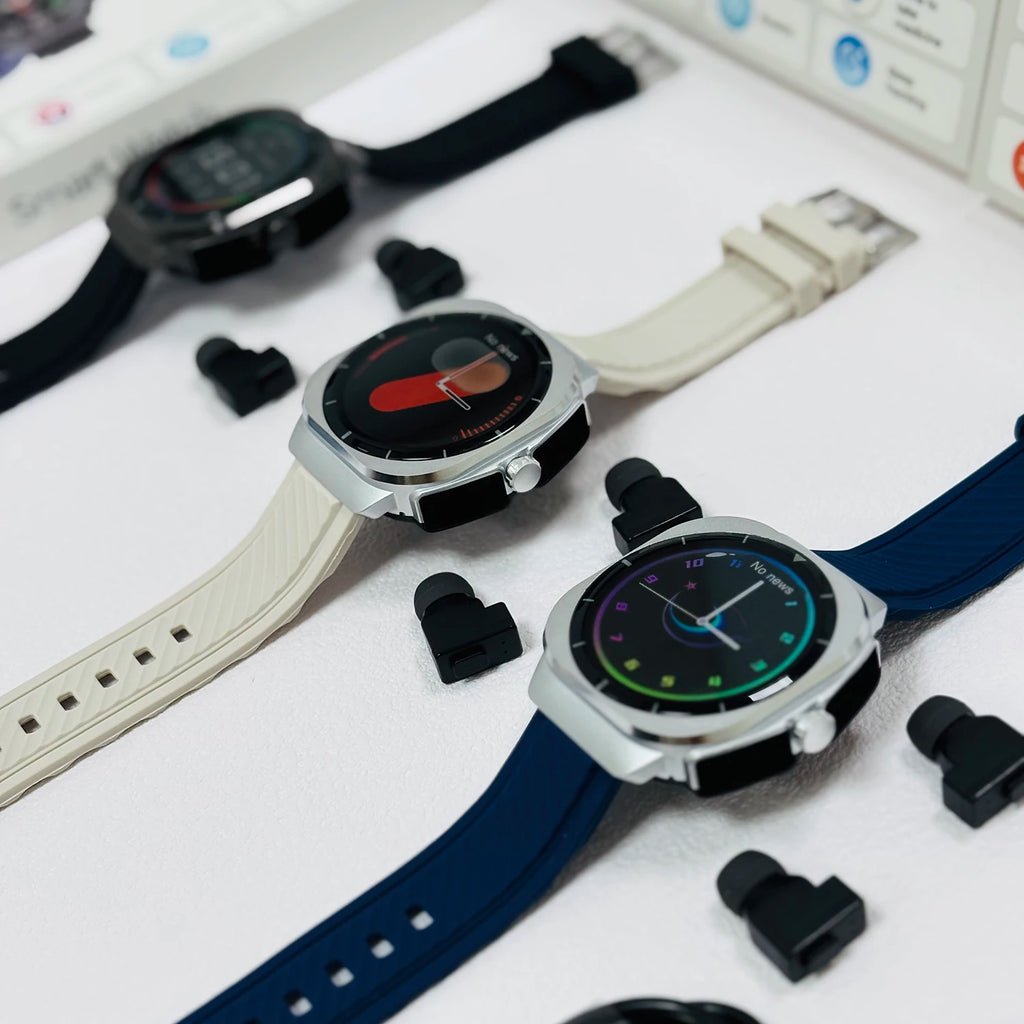 Z19 2 IN1 TWS Earphones Smartwatch Men 2025 Outdoor Relojes Inteligentes Sleep Fitness Tracker Smart Watch with Earbuds 2 in 1