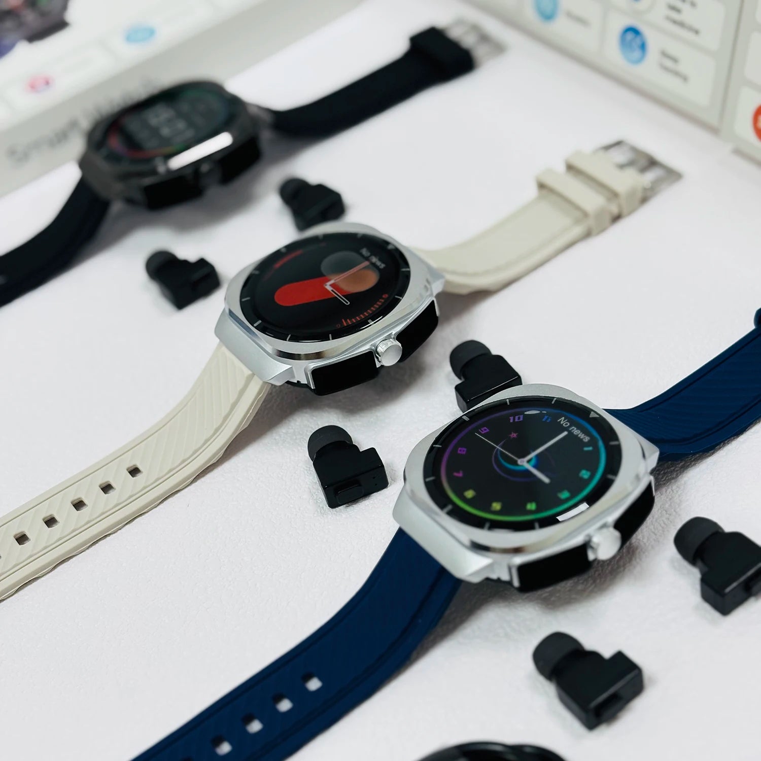 Z19 2 IN1 TWS Earphones Smartwatch Men 2025 Outdoor Relojes Inteligentes Sleep Fitness Tracker Smart Watch with Earbuds 2 in 1