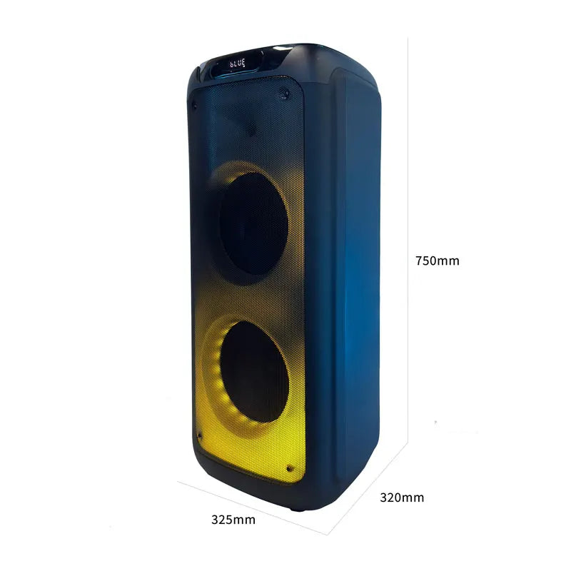 Dual 10 Inch Parlantes Bocinas bluetooth Speaker Altavoces Caixa De Som Trolley Portable Partybox Speakers