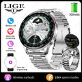 TWS 2-in-1 Headset Smart Watch Men Women Heart Rate Health Monitor Sports Fitness Waterproof Bluetooth Earphone Music Smartwatch